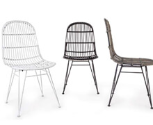 Rattan Chair Multiple Colours | Decord.gr