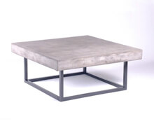 Light Grey Cement Top with Steel Base | Decord.gr
