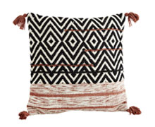 Wool Cotton Cushion Cover Tassels | Decord.gr
