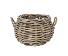 Fireplace Basket Wood Rattan | Decord.gr