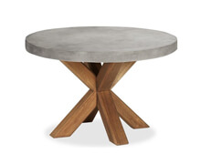 Dining Table Round Concrcete Wooden | Decord.gr