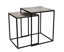 Metal Side Tables Set | Decord.gr