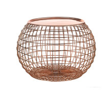 Nest Side Table Copper Finish | Decord.gr