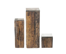 Pillar Beam Wood Raw Nickel Plate | Decord.gr
