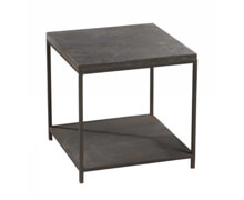 Side Table Marcel Metal Stone Rect 50x50x50 | Decord.gr