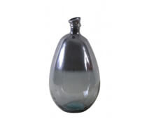 Vase Glass Grey 26x47 | Decord.gr
