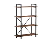 Vintage Bookcase Metal & Wood | Decord.gr