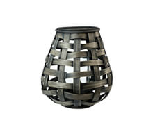 Black Bamboo Lantern Large | Decord.gr