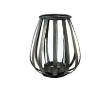 Blackwashed Bamboo Lantern Large | Decord.gr