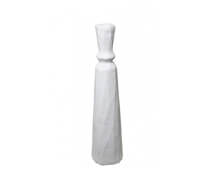 Candle Holder Ceramic White 11.5x48 | Decord.gr