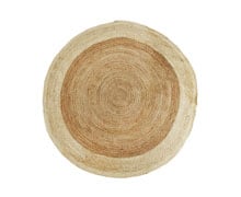 Round Jute Rug Natural | Decord.gr