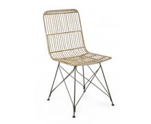 Rattan Chair Natural | Decord.gr