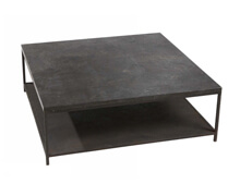 Coffee Table Marcel Metal Stone Rect 100x1000x35 | Decord.gr