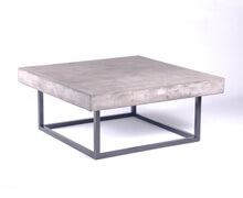 Light Grey Cement Top with Steel Base | Decord.gr
