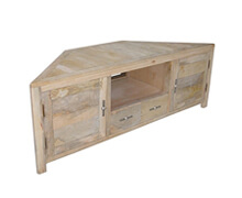 Corner TV Rack 2 Doors 2 Drawers | Decord.gr