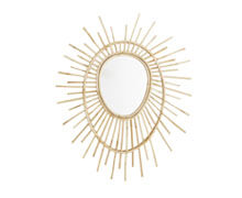 Oval Mirror Bamboo | Decord.gr