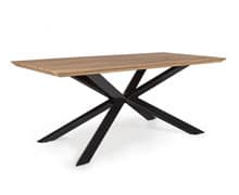 Dining Table Wooden Top Square 180x90 | Decord.gr