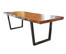 Modern Suar Dining Table Steel Legs | Decord.gr