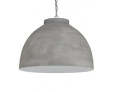 Hanging Lamp Cement White | Decord.gr