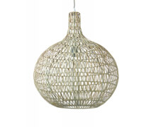 Hanging Lamp Metal Rattan | Decord.gr