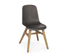 Fiberglass Outdoor Chair Black Matt | Decord.gr