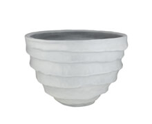 Ceramic White Planter D60 H46 | Decord.gr