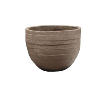 Concrete Pot Dark Brown | Decord.gr