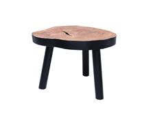 Side Table Painted Mango Wood Black | Decord.gr