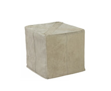 Square Pouf Beige 40x40x40 | Decord.gr