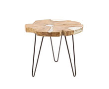Wooden Top with Metal Metalic Base | Decord.gr