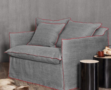 Linen Grey Poltrona | Decord.gr