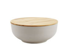 White Bowl with lid D26 cm | Decord.gr