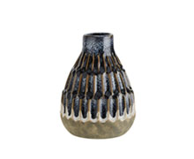 Ceramic Vase Sand Blue Large | Decord.gr
