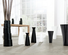 Hula Vase White Black | Decord.gr