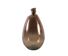 Vase Glass Copper 26x47 | Decord.gr