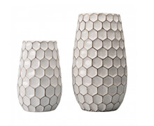 Vase Tavira White 16x26 & 21x36 | Decord.gr