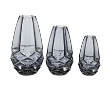 Vases with Grooves, Blue | Decord.gr